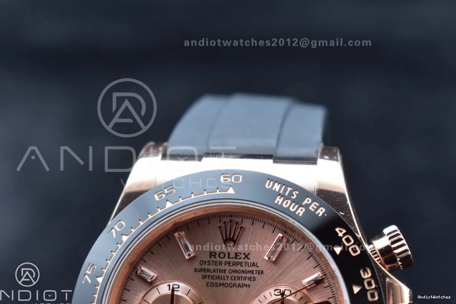 Best on 763 Strap BTF HighQuality Oysterflex 116515 SA 1:1 Edition Rubber RG Dial Daytona 0822